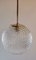 White Murano Glass Pendant Light attributed to Seguso Vetri d'Arte, 1930s 1