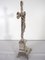 Art Nouveau Nickled Table Crucifix, 1910s, Image 6