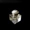 Ink Cup in Crystal and Silver Plated Lid, Sweden, 1900s, Image 2