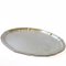 Vintage Swedish Wavy Silver-Plated Oval Tray 1