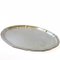 Vintage Swedish Wavy Silver-Plated Oval Tray, Image 1