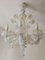 Venetian Murano Glass 6-Light Chandelier with Flower Decor, 1970 1