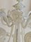 Venezianischer Kronleuchter aus Muranoglas mit 6 Leuchten und Blumendekor, 1970 3