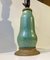 French Green Enamel Gourd Table Lamp in the style of Alexandre Marty, 1920s, Image 3