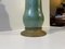 French Green Enamel Gourd Table Lamp in the style of Alexandre Marty, 1920s 5