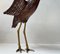 Wooden Crane Bird with Suspended Skull, 1940s 4