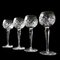 Vintage Crystal High Wine Glasses Design Waterford, Europe, Set of 2, Image 4