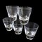 Mid-Century Handmade Crystal Footed Water Glasses, Sweden, Set of 5, Image 3