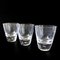 Mid-Century Handmade Crystal Footed Water Glasses, Sweden, Set of 5 2
