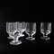 Mid-Century Crystal Beer Glasses on Foot, Sweden, Set of 5, Image 3