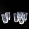 Set di bicchieri Selter vintage con stella incisa, Svezia, set di 5, Immagine 3