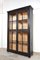 Wooden Display Cabinet in Black, 1940s, Image 1