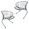 Space Age Chairs in Chromed Steel by Gastone Rinaldi for Rima, Italy, Set of 2, Image 1