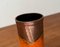 Mid-Century German Brutalist Fat Lava Copper Vase, 1960s, Image 15