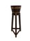 Brass Bound Oak Plant Stand, Image 1