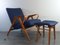 Mid-Century Czech Armchair with Stool by Frantisek Jiràk for Tatra, 1960s, Set of 2, Image 4