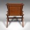 English Victorian Gothic Glastonbury Chair in Oak 5