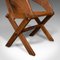 English Victorian Gothic Glastonbury Chair in Oak, Image 12