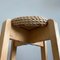 4-Legged Woven Stools in the style of Adoux and Minet, 1970s, Set of 2, Image 8
