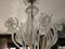 Large Murano Glass 8-Light Chandelier with Leaves and Flowers, Venice, 1970s 5