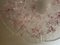 Lampadario a sospensione in vetro di Murano rosa e trasparente, anni '70, Immagine 8