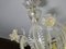 Venetian Transparent and Nuanced Murano Glass Chandelier, 1970s 9