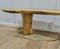Vintage Handcrafted Elm Plank Coffee Table, 1950s 4
