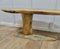 Vintage Handcrafted Elm Plank Coffee Table, 1950s, Image 4