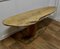 Vintage Handcrafted Elm Plank Coffee Table, 1950s 1
