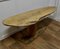 Vintage Handcrafted Elm Plank Coffee Table, 1950s, Image 1