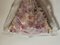 Lampadario triangolare da soffitto in vetro di Murano rosa e trasparente, anni '70, Immagine 7