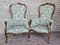 Louis Philippe Style Armchairs, Italy, 1980s, Set of 2 5