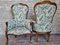 Louis Philippe Style Armchairs, Italy, 1980s, Set of 2 3