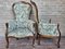Louis Philippe Style Armchairs, Italy, 1980s, Set of 2 2