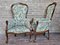 Louis Philippe Style Armchairs, Italy, 1980s, Set of 2 4