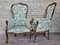 Louis Philippe Style Armchairs, Italy, 1980s, Set of 2, Image 4