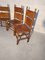 Kentucky Model Chairs by Carlo Scarpa for Bernini, 1980s, Set of 4, Image 4