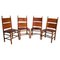 Kentucky Model Chairs by Carlo Scarpa for Bernini, 1980s, Set of 4 1