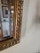 Apliques de pared y espejo de entrada venecianos de madera dorada, 1970. Juego de 3, Imagen 12