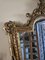Venetian Gilt Wood Entrance Mirror and Wall Sconces, 1970, Set of 3 8