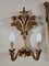 Venetian Gilt Wood Entrance Mirror and Wall Sconces, 1970, Set of 3, Image 14