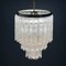 Mid-Century Murano Glass Tronchi Chandelier attributed to Toni Zuccheri for Venini, Italy, 1960s 7