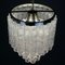 Lámpara de araña Tronchi Mid-Century de cristal de Murano atribuida a Toni Zuccheri para Venini, Italia, años 60, Imagen 9