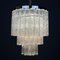 Lámpara de araña Tronchi Mid-Century de cristal de Murano atribuida a Toni Zuccheri para Venini, Italia, años 60, Imagen 8
