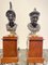 19th Century Bronze Busts on Mahogany Bases, Set of 2 1