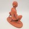 Figure de Femme Nue avec Cerf en Céramique par R. Unger, 1941 6