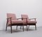 Mid-Century Armchair in Dusty Pink Bouclé by Henryk Lis, 1960s, Image 1