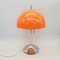 Lámpara de mesa era espacial en naranja de Frank Bentler para Wila, años 70, Imagen 1