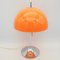 Lámpara de mesa era espacial en naranja de Frank Bentler para Wila, años 70, Imagen 2