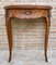 French Demi Lune Folding Card or Console Table with Baize Top, 1900s, Image 4